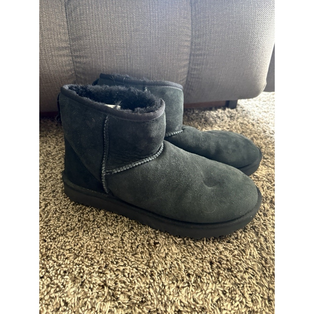 UGG Classic Mini II Boot Black for Women US 10